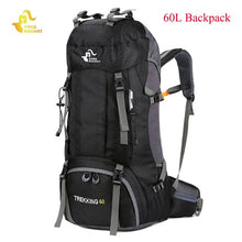 Load image into Gallery viewer, Free Knight 60L Hiking Backpack - Rain Cover Bag 50L Camping Mountaineering Backpack