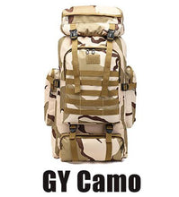 Load image into Gallery viewer, MOLLE 80L Hiking-Camping-Mountaineering Backpack