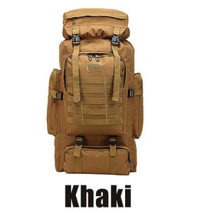 MOLLE 80L Hiking-Camping-Mountaineering Backpack